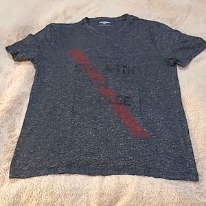 Express V-Neck Tee w/inspirational words